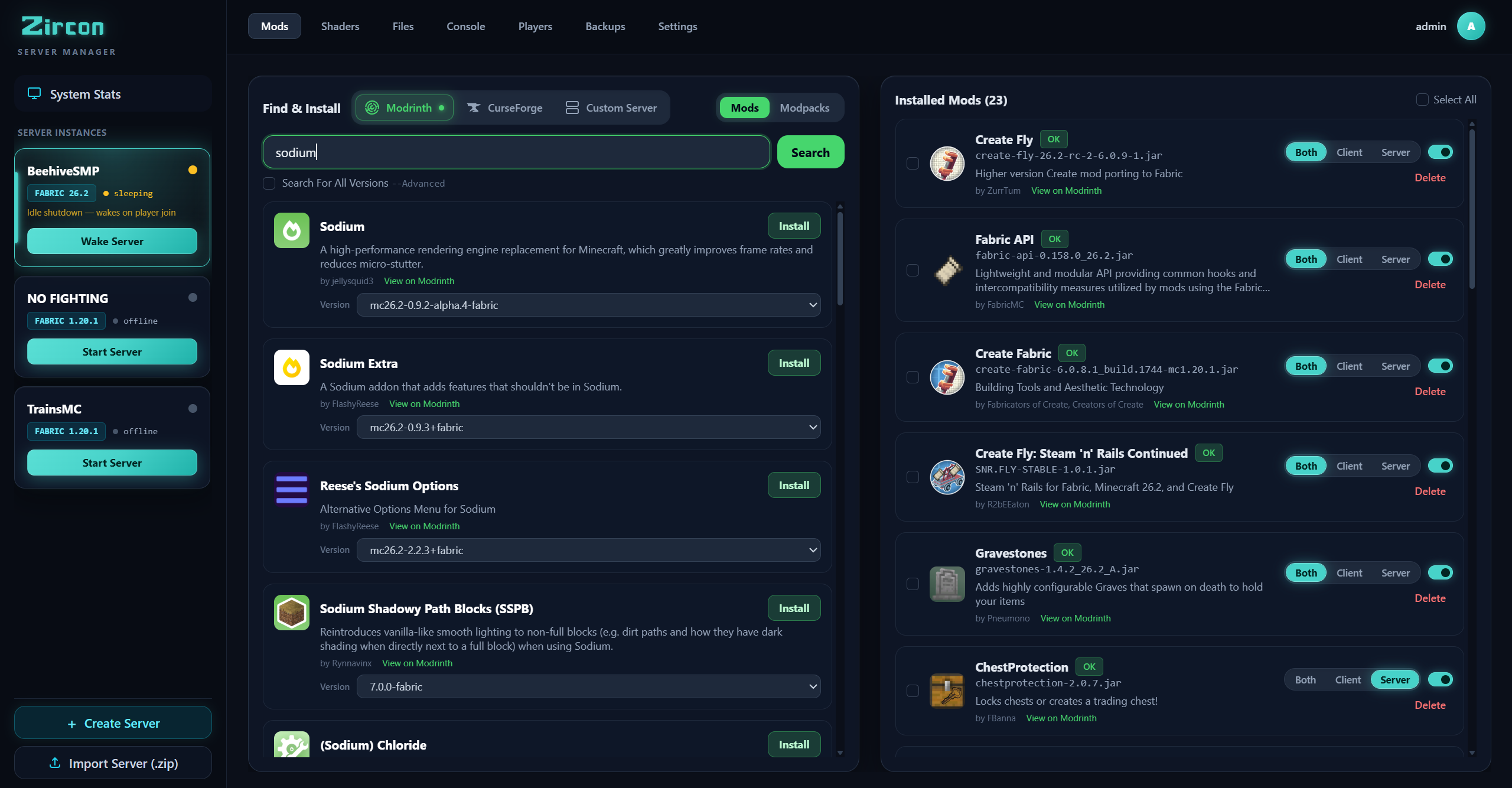 Server Mod Browser